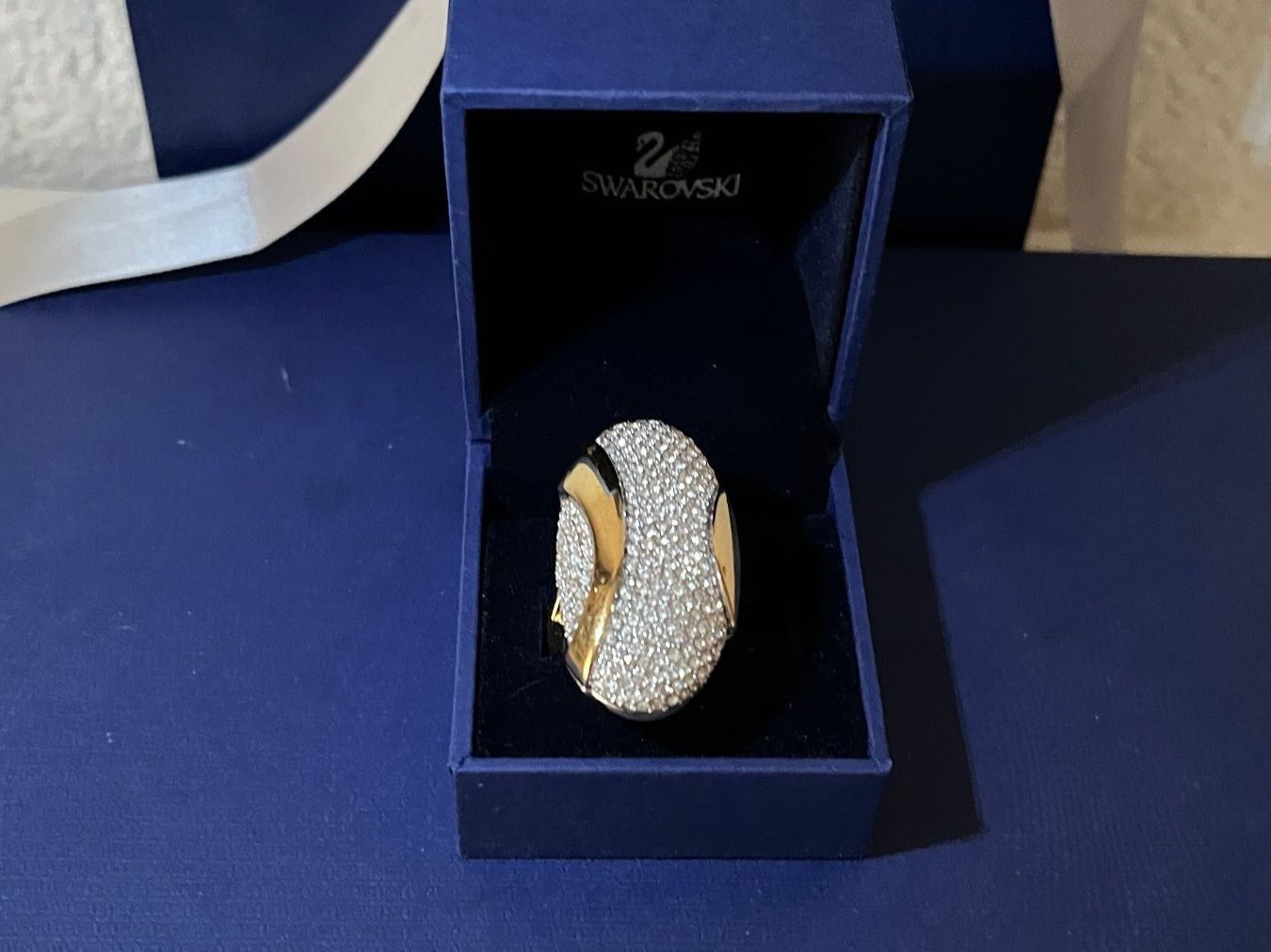 Swarovski Anelli: Swarovski statement Ring Gr 58 – Usato da Kirchleerau venduto da Dalmi220 4