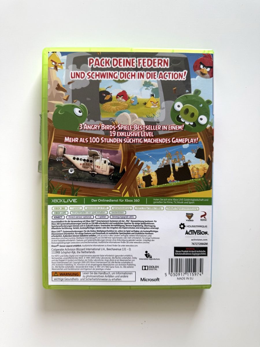 Giochi: Angry Birds Trilogy, Xbox 360 – Usato da Couvet venduto da Aura_aura 2