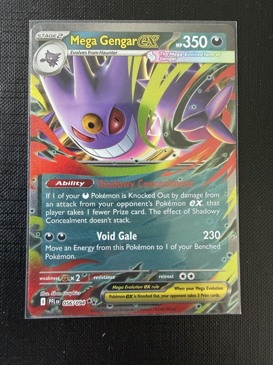 Pokémon Carte collezionabili: Mega-Gengar ex #056 PFL EN – Nuovo (secondo la descrizione) da Savigny venduto da Matgab94