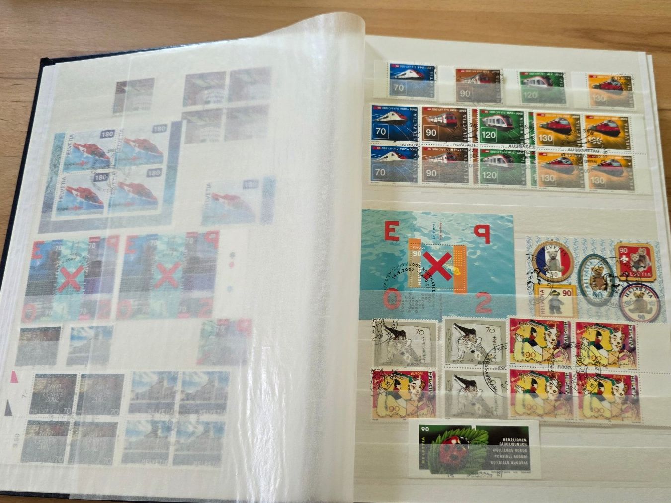 Alle Briefmarken: Briefmarkensammlung Schweiz in 3 Alben – Gebraucht aus Wettswil von Schnuebe 6