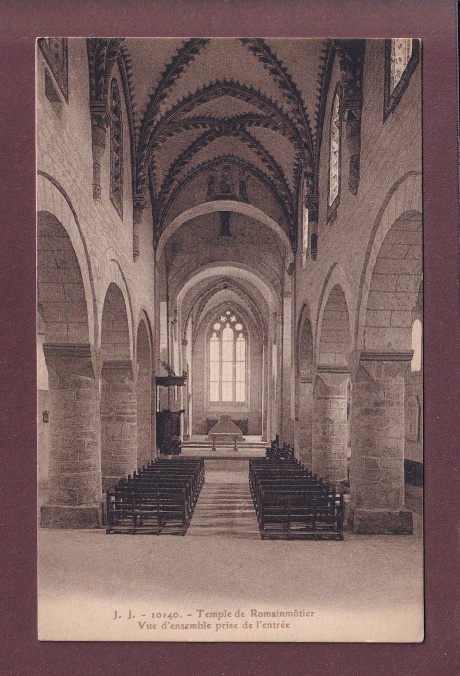 Cartes postales: Temple de ROMAINMOTIER – D'occasion à Pully par nicecards