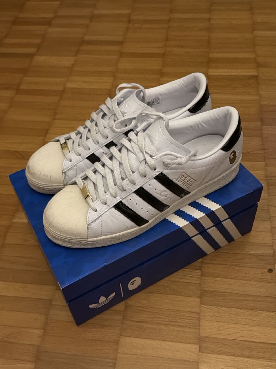Adidas Scarpe da uomo: Adidas x Bape Superstars – Usato da Luzern venduto da roh_8vzt