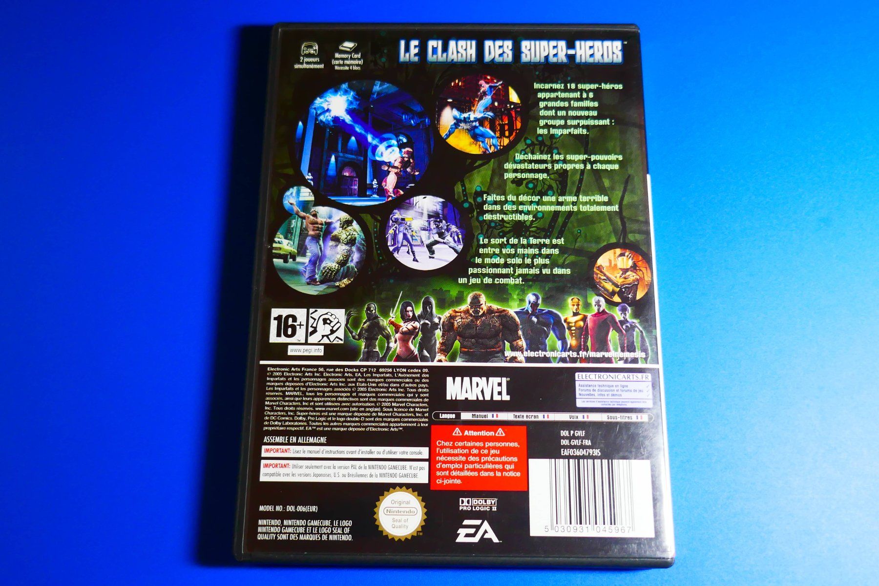 Nintendo Giochi: Marvel Nemesis : l'Avènement des Imparfaits - GameCube – Usato da Vuarrens venduto da Espace-Retro 2