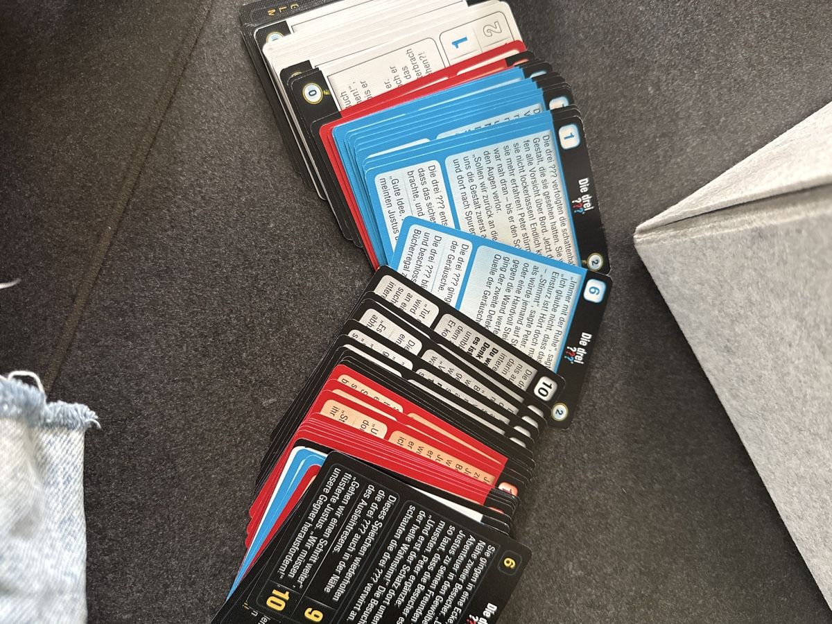 Kosmos Giochi: Die drei ??? Storycards – Usato da Buttikon SZ venduto da Kellerabteil 2