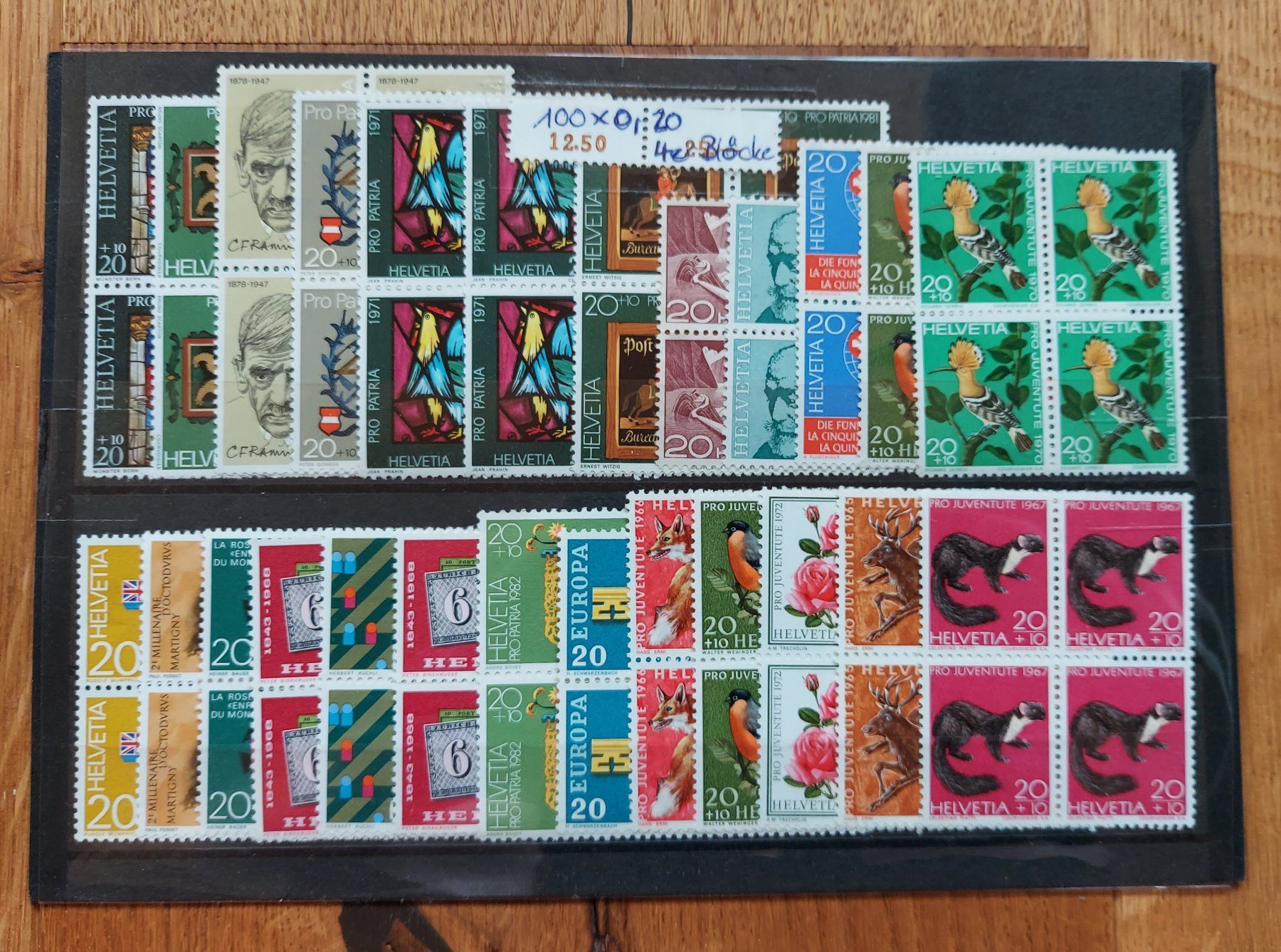 Alle Briefmarken: Postfrisch, gültige Schweizer Frankatur – Neu (gemäss Beschreibung) aus Heiden von ber_b77f