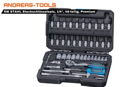 SW STAHL Steckschlüsselsatz, 1/4", 48-teilig, Premium neu