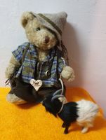 Neu: "Ursula Gehlmann" Künstler Teddy Bär "Peter mit Ziege"