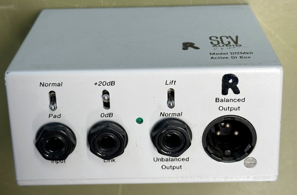 Instruments de musique: DI box actif 48V phantom SCV Audio – D'occasion à Goumoens-la-Ville par Vitamine
