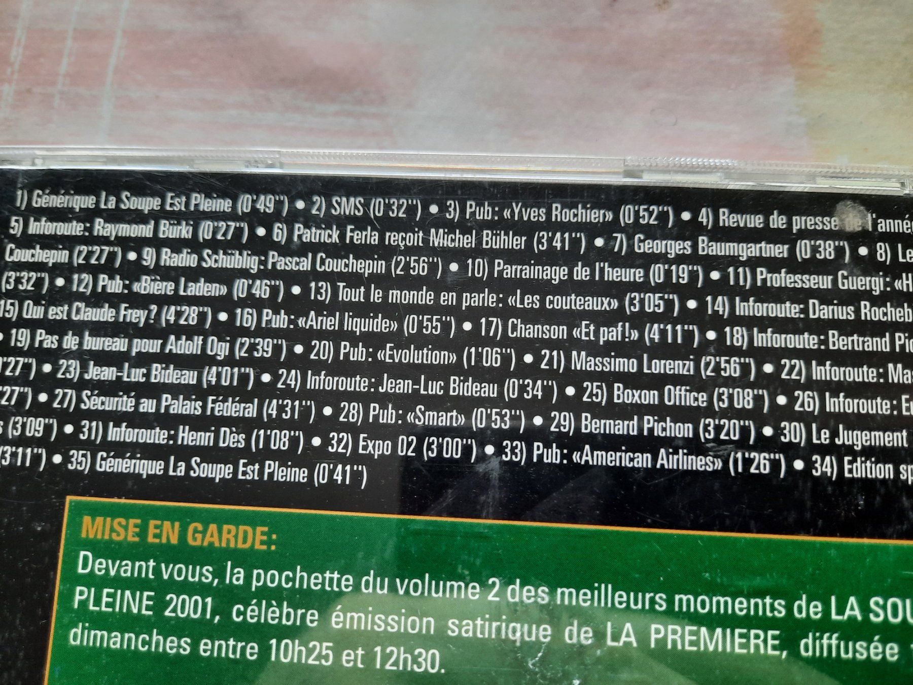 CDs: Cd La soupe est pleine - Volume 2  – Gebraucht aus Pully von bro_n52j 2