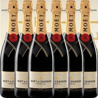 6 FLASCHE CHAMPAGNER MOET BRUT 75cl