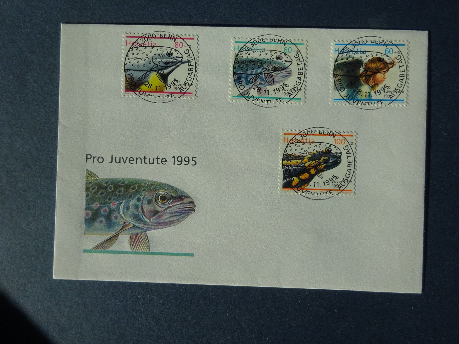 Tutti i francobolli: 1995 Pro Juventute FDC mit ET-Voll – Usato da Appenzell-Steinegg venduto da adi1975