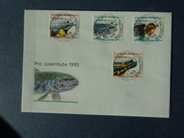 1995 Pro Juventute FDC mit ET-Voll