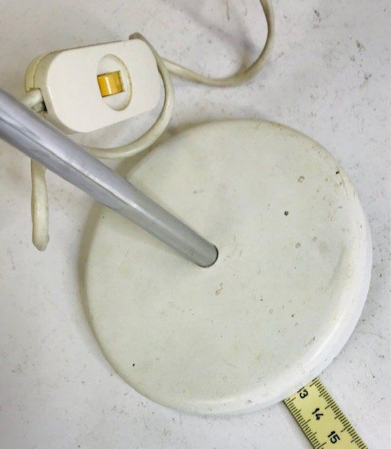 Lampade: Bürotischlampe weiss 60-70er – Usato da Zürich venduto da gigimai67 4