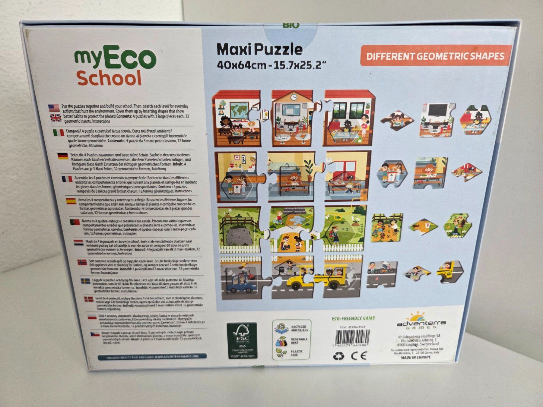 Giochi: MyEco School Montessori Puzzle – Nuovo (secondo la descrizione) da Oftringen venduto da Black_Nymeria 1