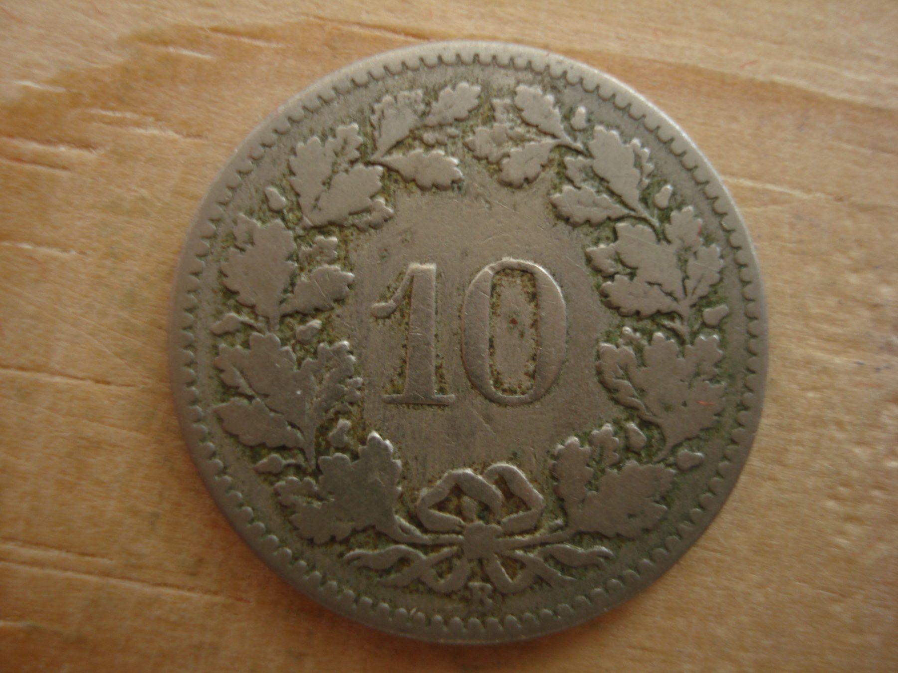 Tutti le monete: (S1) 10 Rappen 1882 – Usato da Erlach venduto da Net-Coins