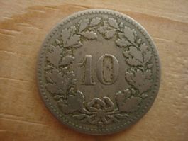 (S1) 10 Rappen 1882