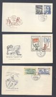 Tchécoslovaquie 3   lettres  1957