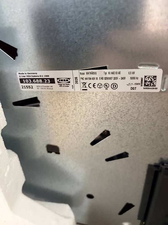 Cucine: Kochherd Ikea Matmässig – Usato da Boswil venduto da Roman992 4
