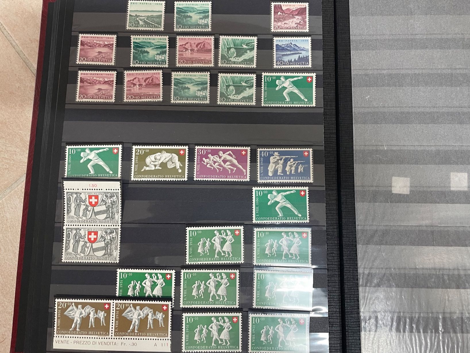 Alle Briefmarken: Bel alb. Linder 64 p. PP** – Gebraucht aus Sonceboz-Sombeval von Comment2 5