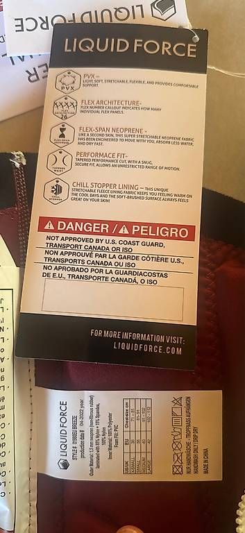 Gilet & Giacche senza maniche: Gilet de choc Liquid Force Wake  – Usato da Venthône venduto da Matt84 4