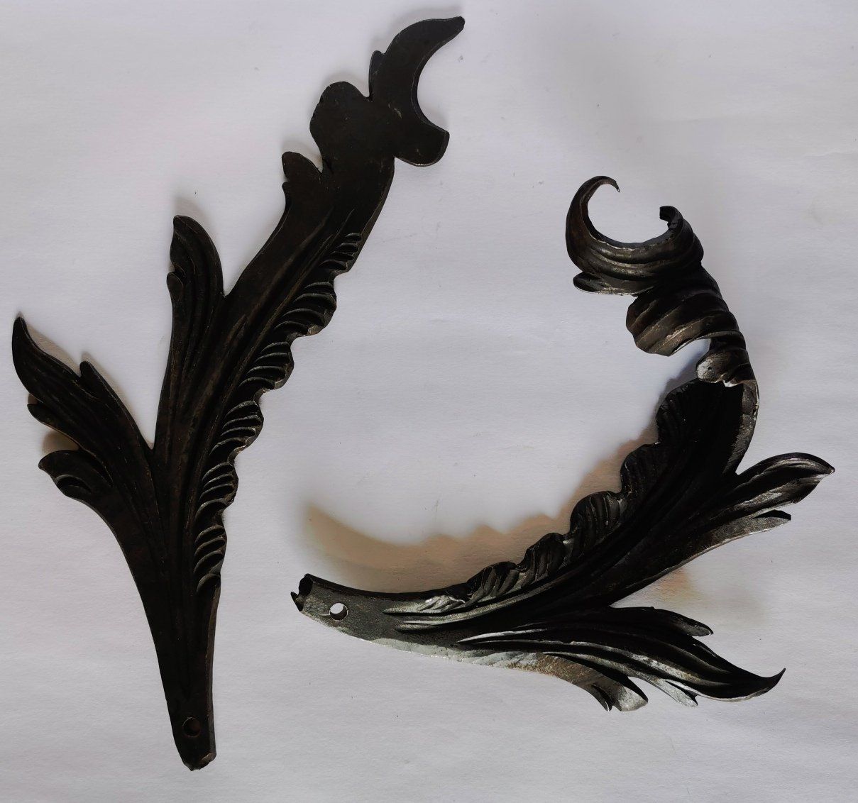 Tutte le decorazioni: Barock-Blatt geschmiedet, eingerollt, mit Abwicklung/Vorlage – Nuovo (secondo la descrizione) da Vielbringen Worb venduto da Isch-0u-guet 4