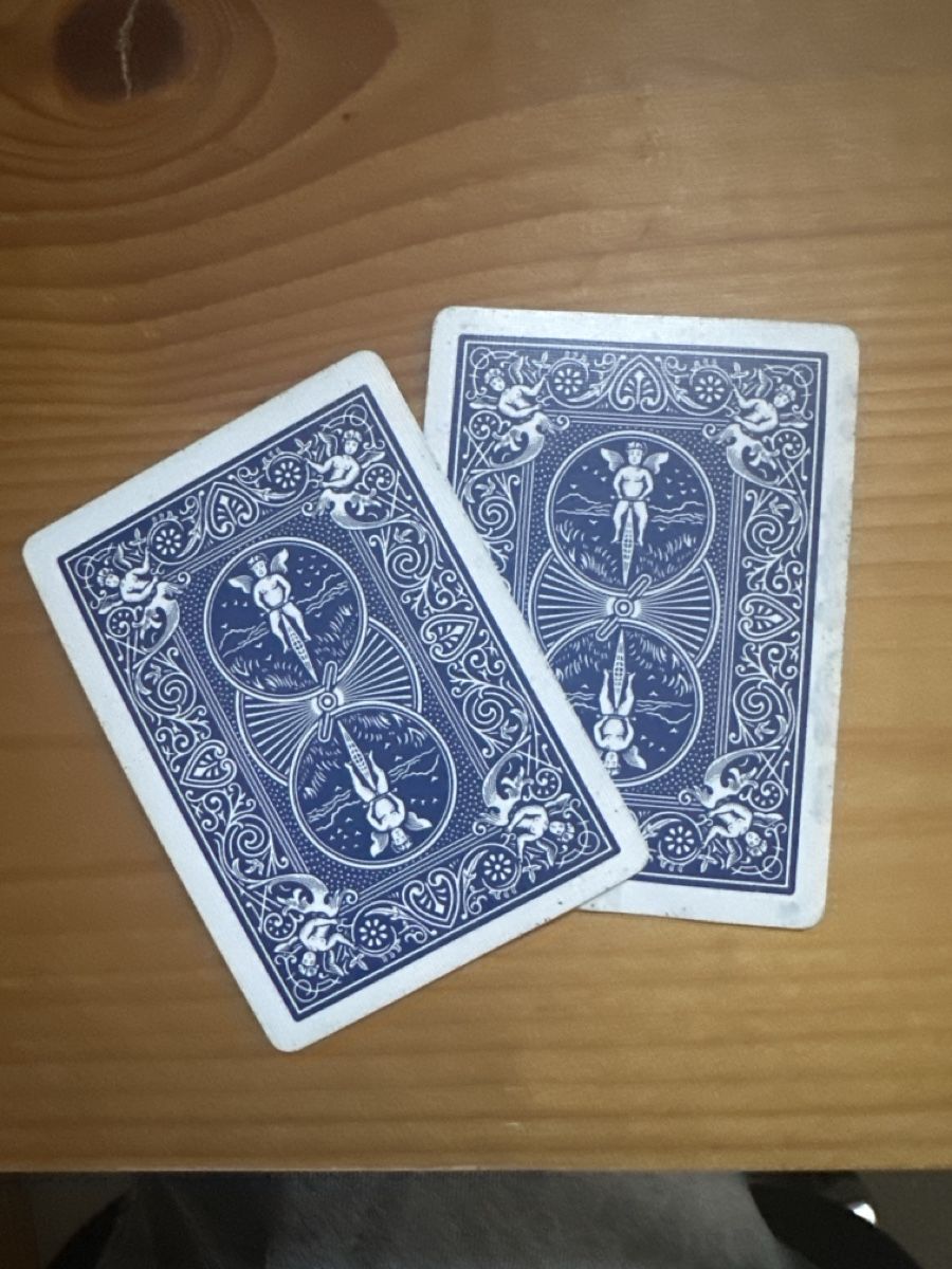 Spiele: 2 von Hand angemalte bycicle karten  – Gebraucht aus Lützelflüh-Goldb von ama_l2lp 1