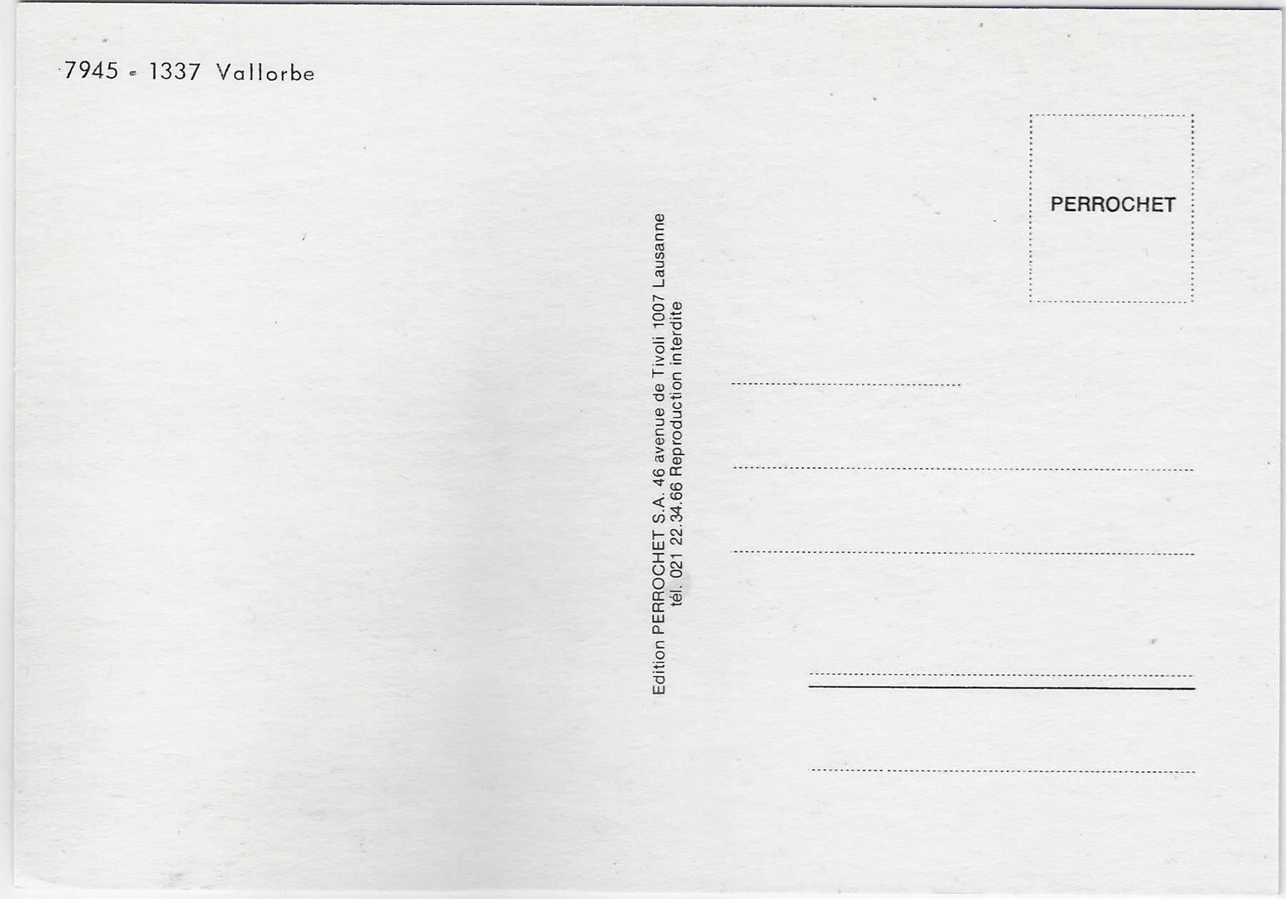 Cartoline postali: Vallorbe - Poste – Usato da Ettingen venduto da Kartenplanet 1