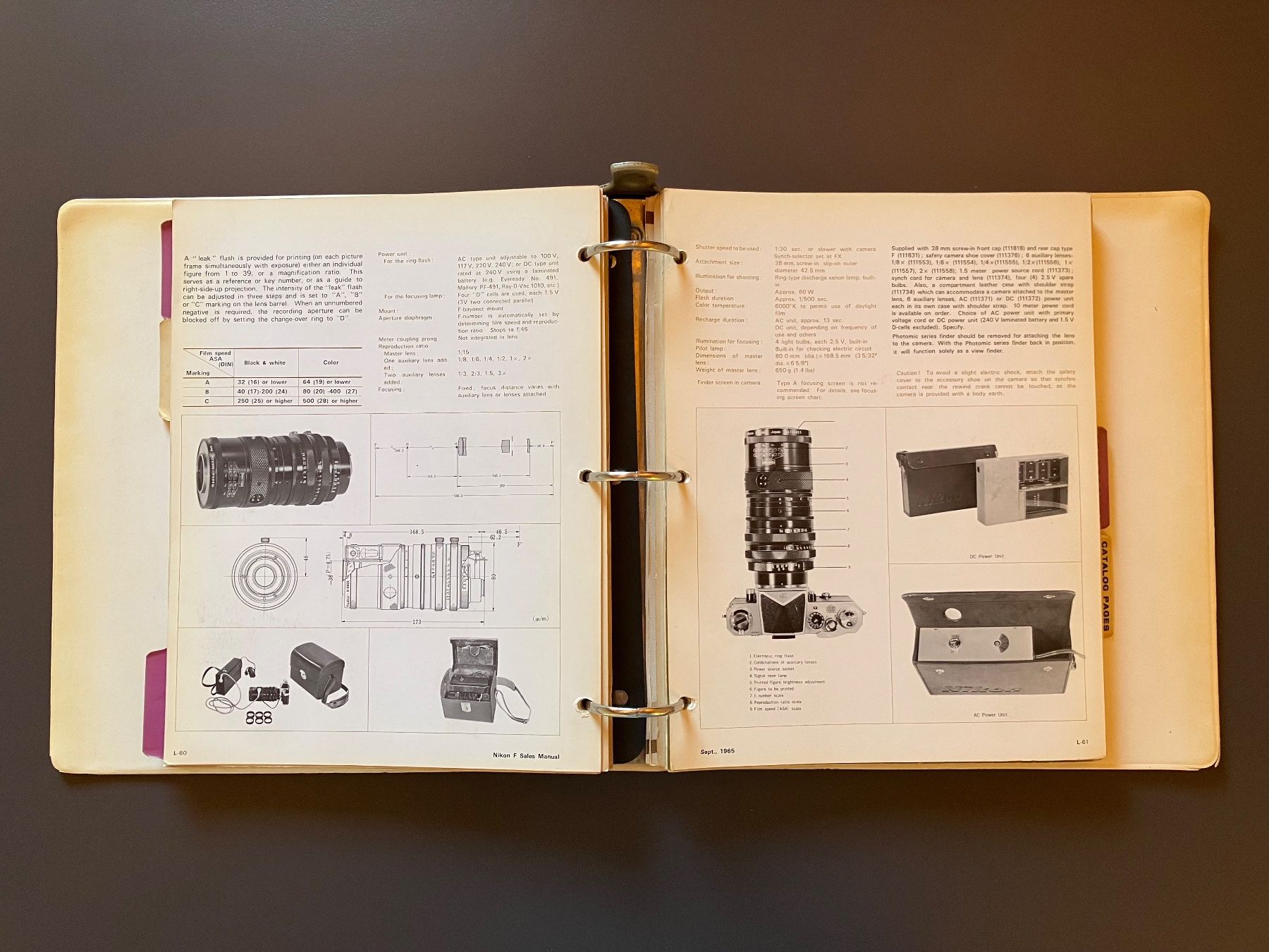 Bücher: 2 original NIKON SalesManual Ordner-1960er und 1970er Jahre – Gebraucht aus Eschlikon TG von mixvit 7