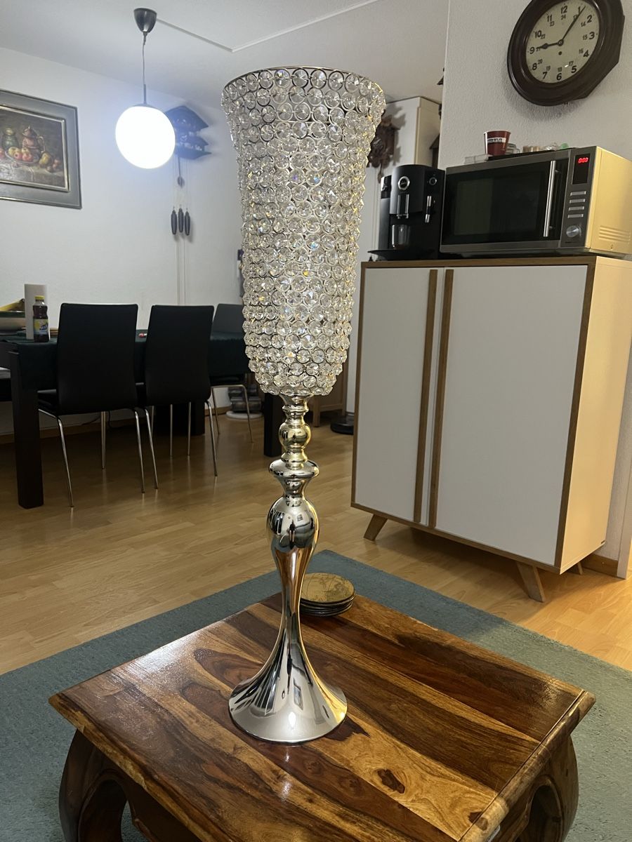 Portacandele: Tischlampe im Kerzenhalterstil – Usato da Dietwil venduto da makakinho 1