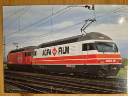 Re 460 015-1 "AGFA" - carte postale SBB CFF FFS II/15