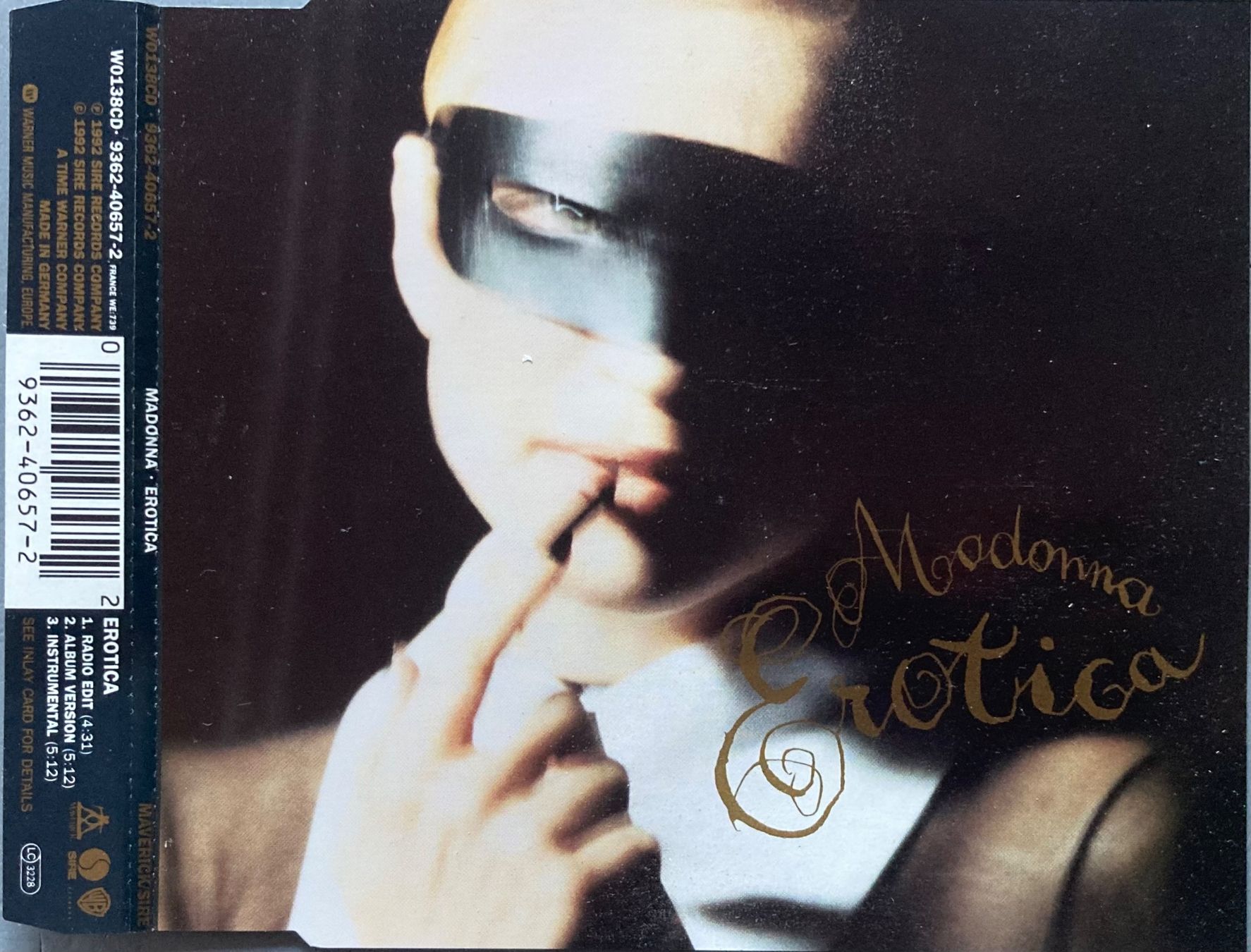 CDs: MADONNA - EROTICA – Gebraucht aus Poliez-Pittet von Newtown-Records