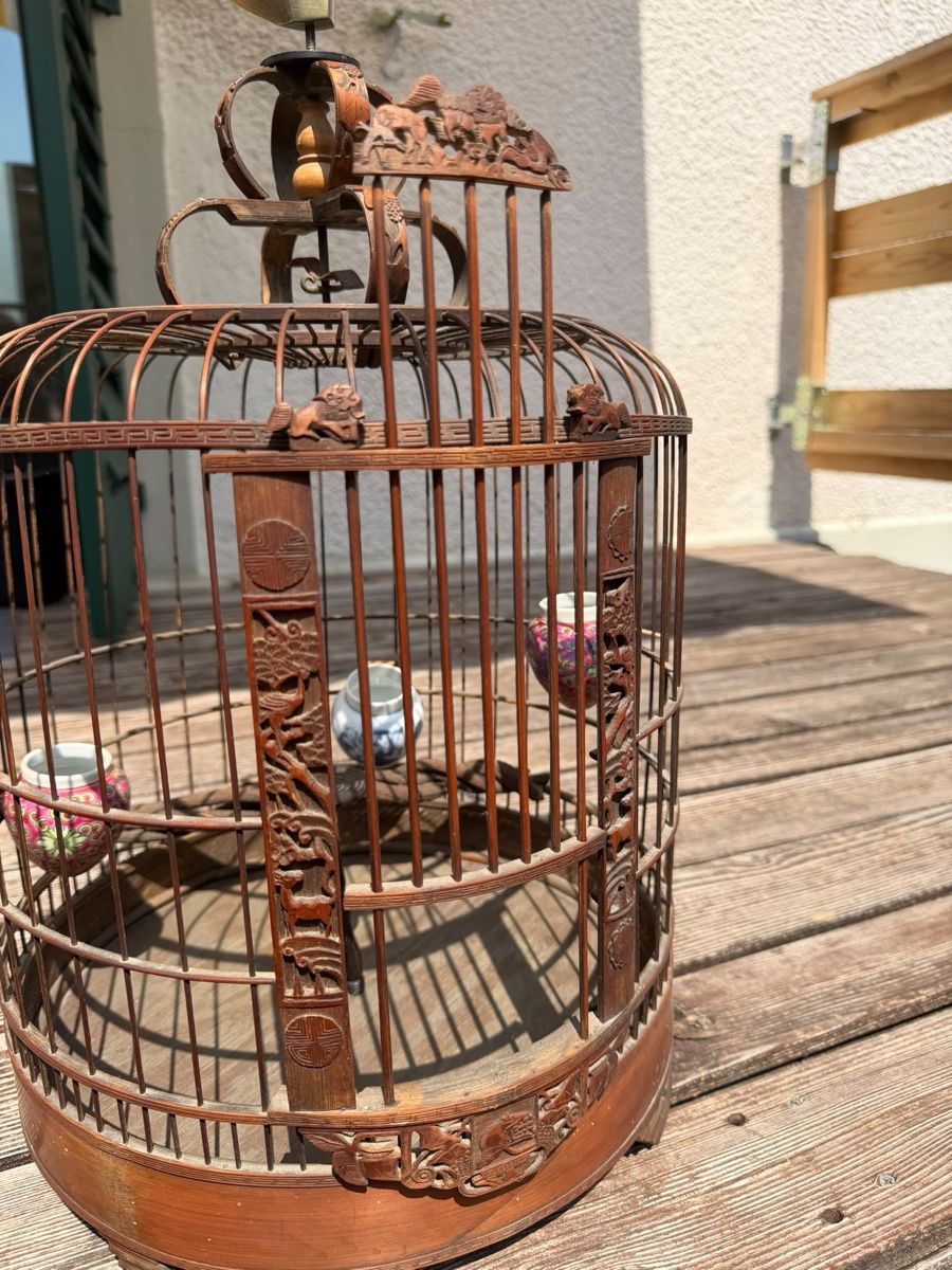 Tutte le decorazioni: schöner, alter, chinesischer Vogelkäfig  – Usato da Wetzikon ZH venduto da seli03 2