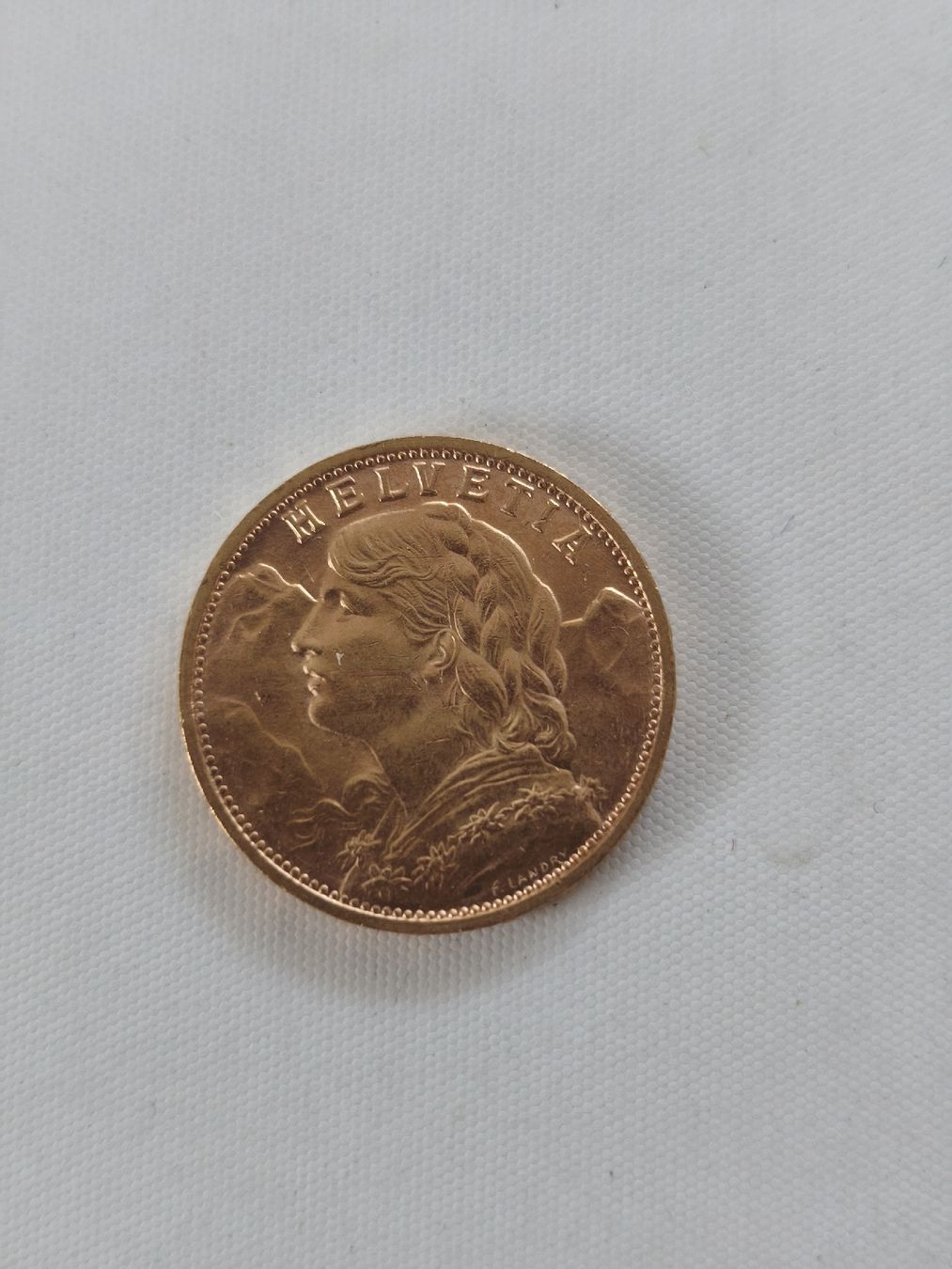 Alle Münzen: 20 Fr. 1935 Gold Wertvolles Weinachtsgeschenck – Neu und originalverpackt aus Oberurnen von attratto 1