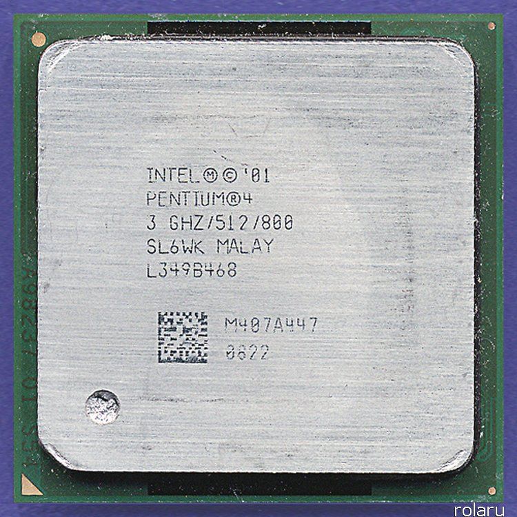 Intel Componenti elettronici: Pentium 4 HT, 3 GHz/512/800, Socket 478 – Usato da Baden venduto da Rolaru