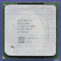 Pentium 4 HT, 3 GHz/512/800, Socket 478