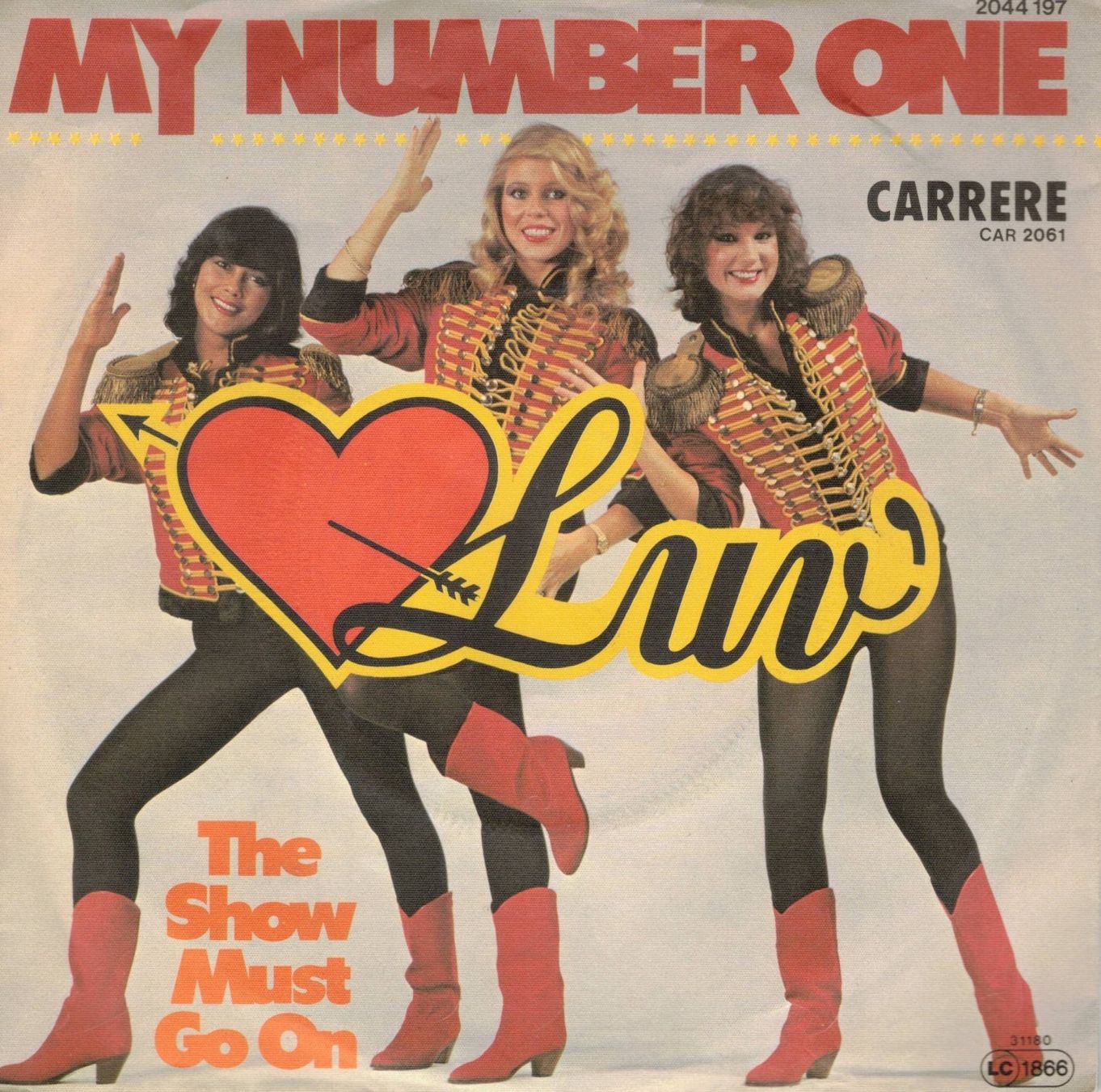 Dischi in vinile: LUV  --  My Number one  Single7 – Usato da Rheinau venduto da thealbum