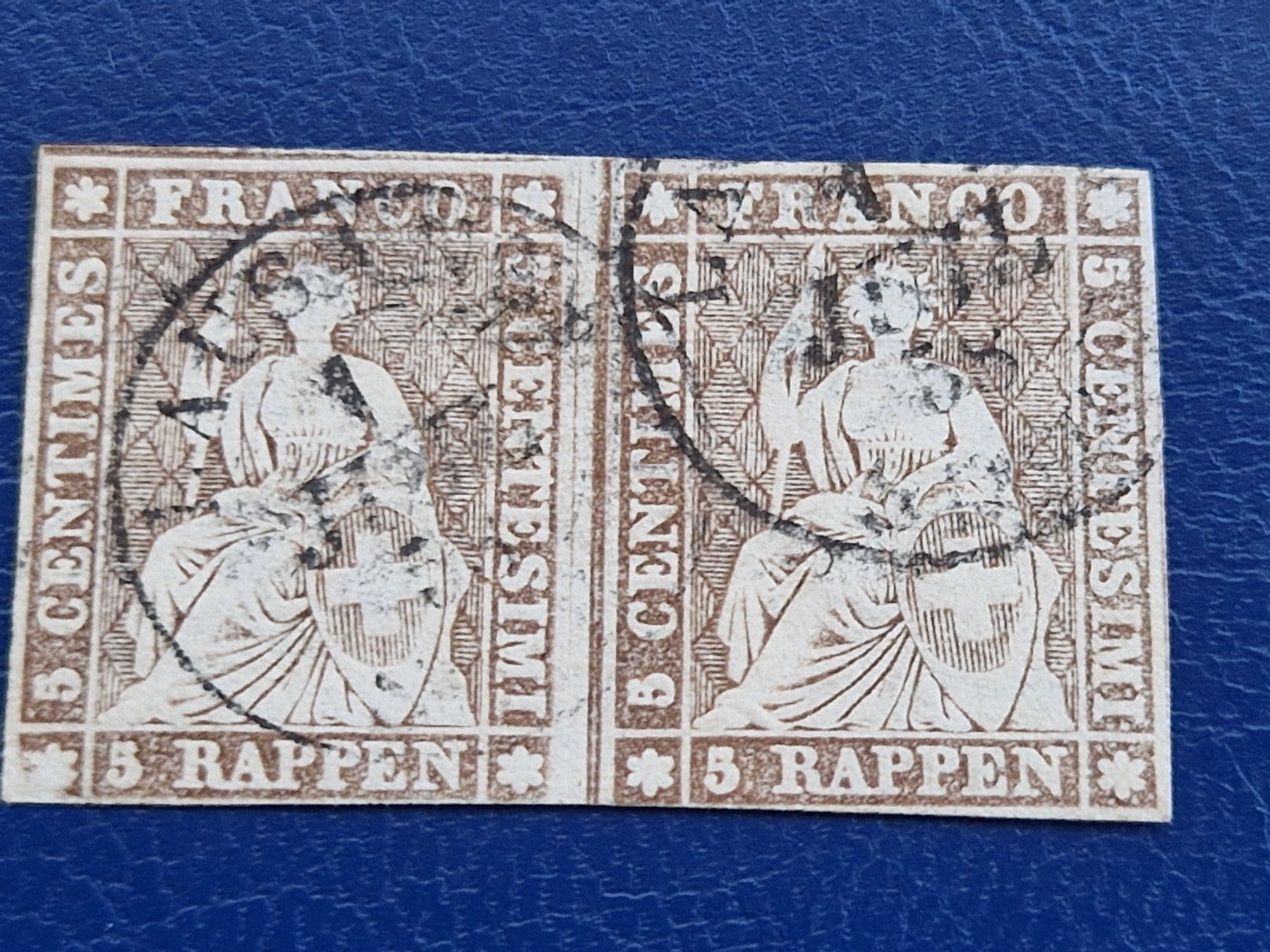 Tutti i francobolli: Strubel 22D im Paar, ab 1.- – Usato da Burgdorf venduto da Glossy01