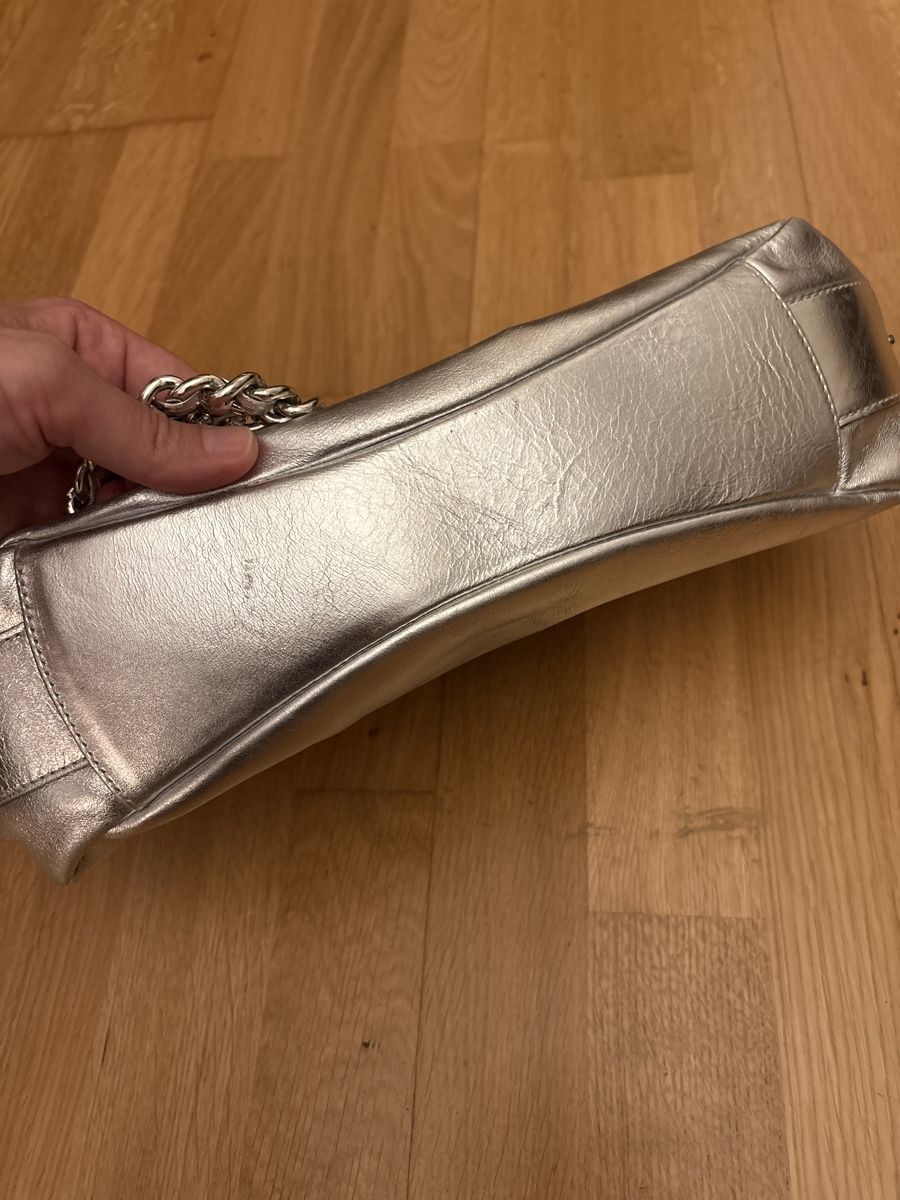 Taschen für Damen: Madeline Silver Tasche Leder – Gebraucht aus Bern von LoveVintageY2K 4