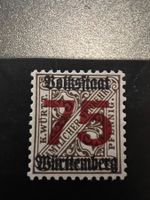 Württemberg Dienstmarke mit Überdruck 1919   **   (5154)