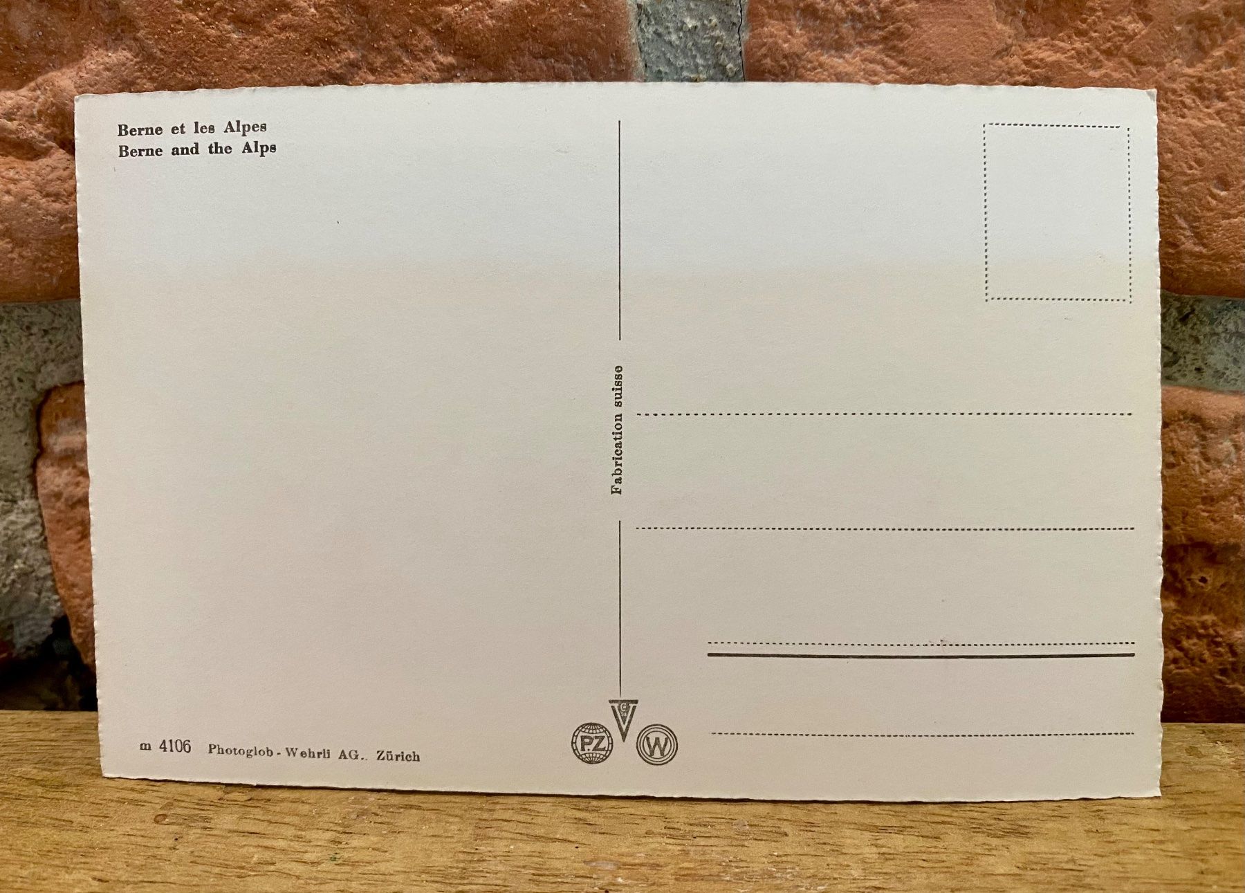 Cartoline postali: Bern & die Alpen - Alpenpanorama – Usato da Root venduto da ENGLAND-TREASURES 2