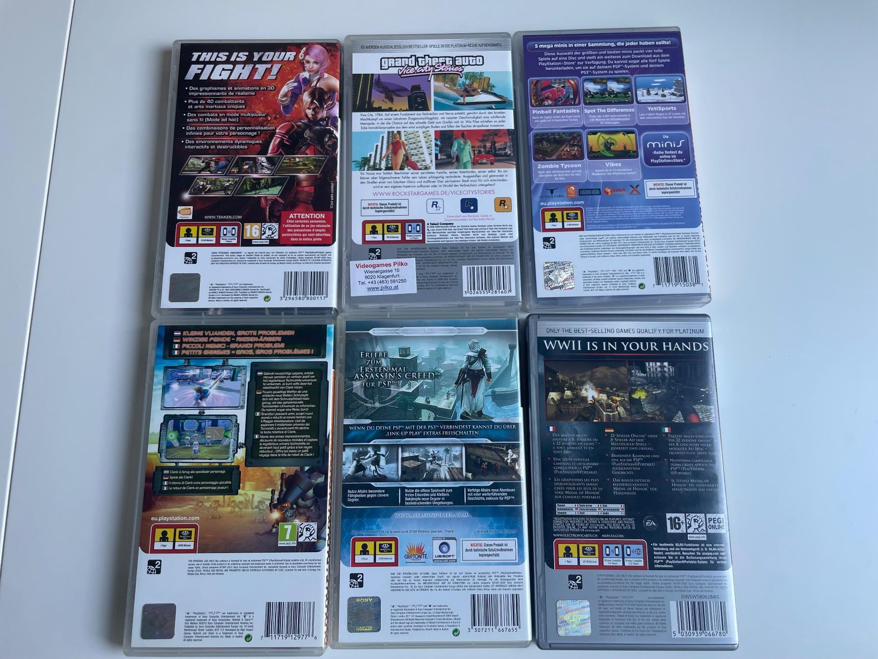Sony Console: Sony PSP 6 Spiele – Usato da Dällikon venduto da buyandbehappy 5