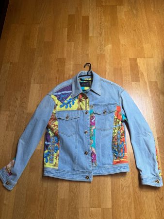 Veste en jean Versace multicolore unique pour homme print...
