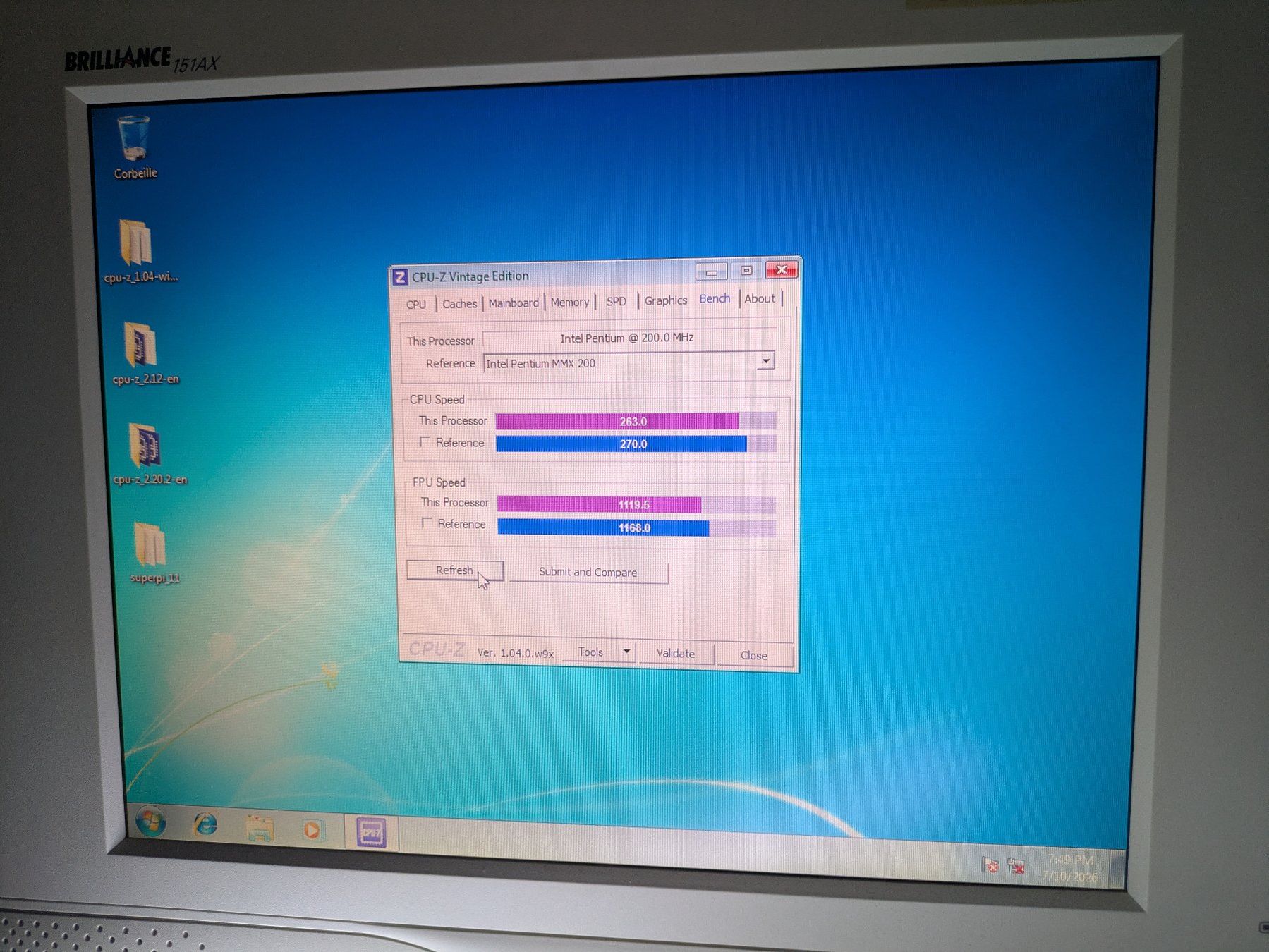 Intel Elektronikbauteile: Intel Pentium 200 SY045 Socket 5/7 – Gebraucht aus Châtelaine von Pttn 3