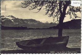 Lac de Bret et Dent d'Oche