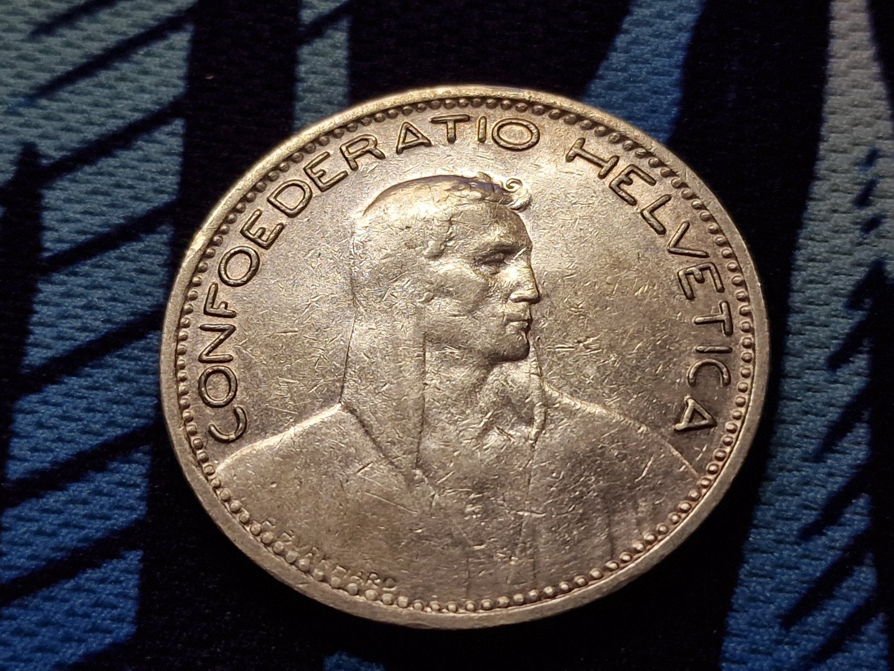 Tutti le monete: 5-Franken 1923 silber. – Usato da Zürich venduto da Moreira01 1