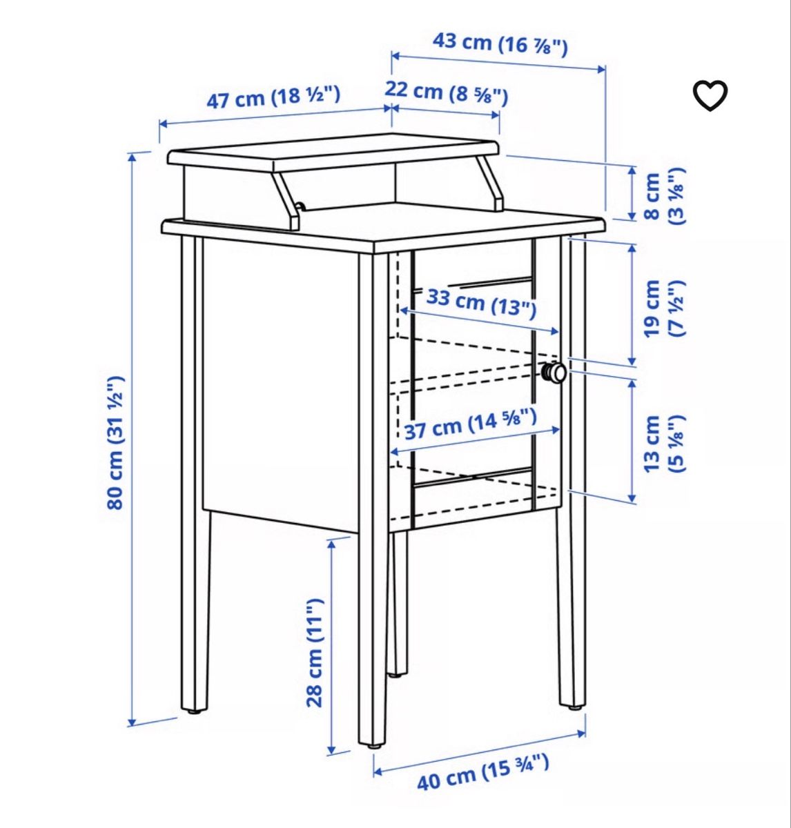 Ikea Nachttische: Nachttisch/Ablagetisch Graugrün/Kiefer – Neu (gemäss Beschreibung) aus Zürich von el_ramona 5