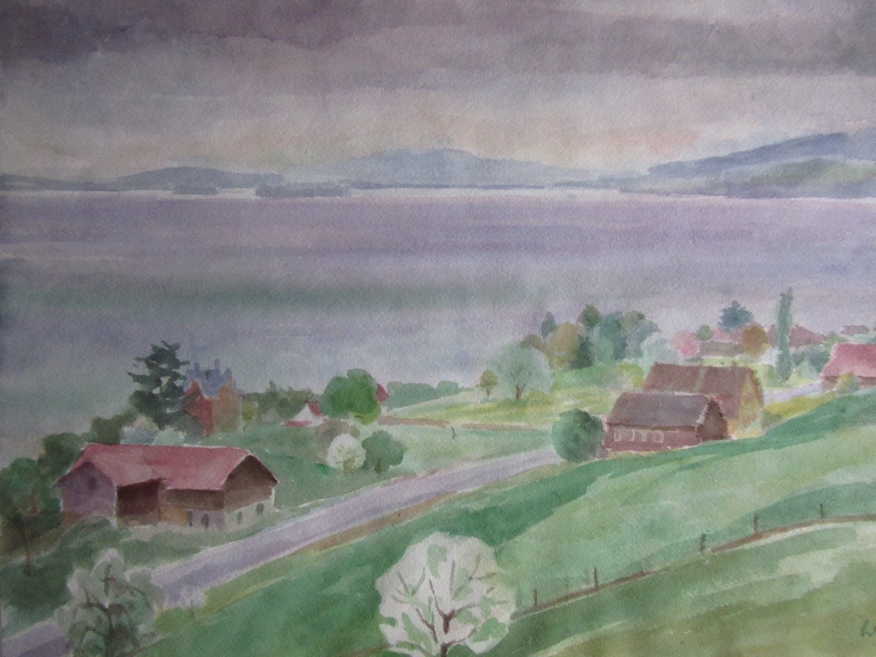 Foto & Immagini: ARMIN WILLI  AQUARELL SIGNIERT – Usato da Gersau venduto da grafik-kunst 1