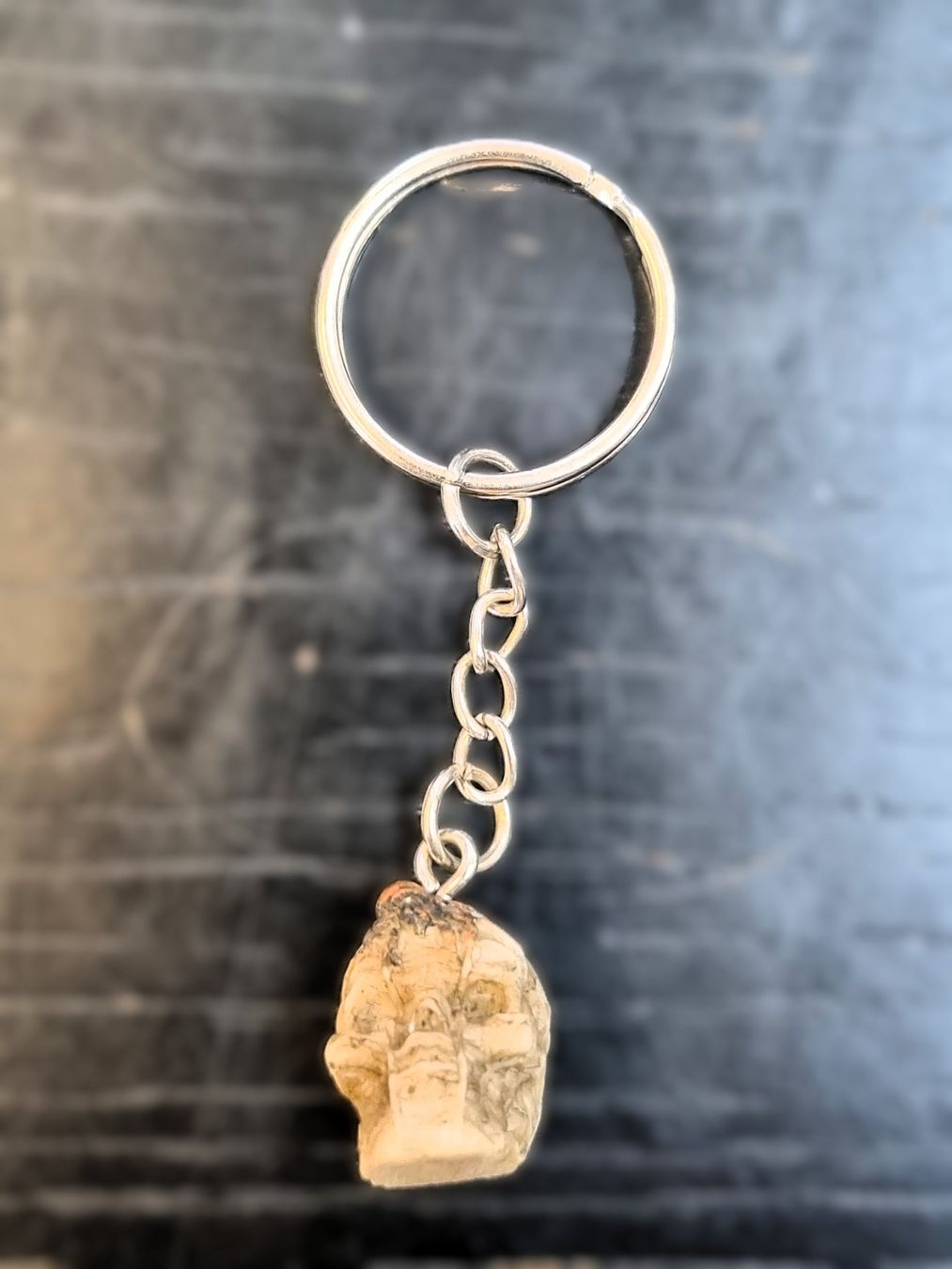 Portachiavi: Schlüsselanhänger Totenkopf mit Spinne – Nuovo e nell'imballaggio originale da Figino venduto da MabaStore24 1