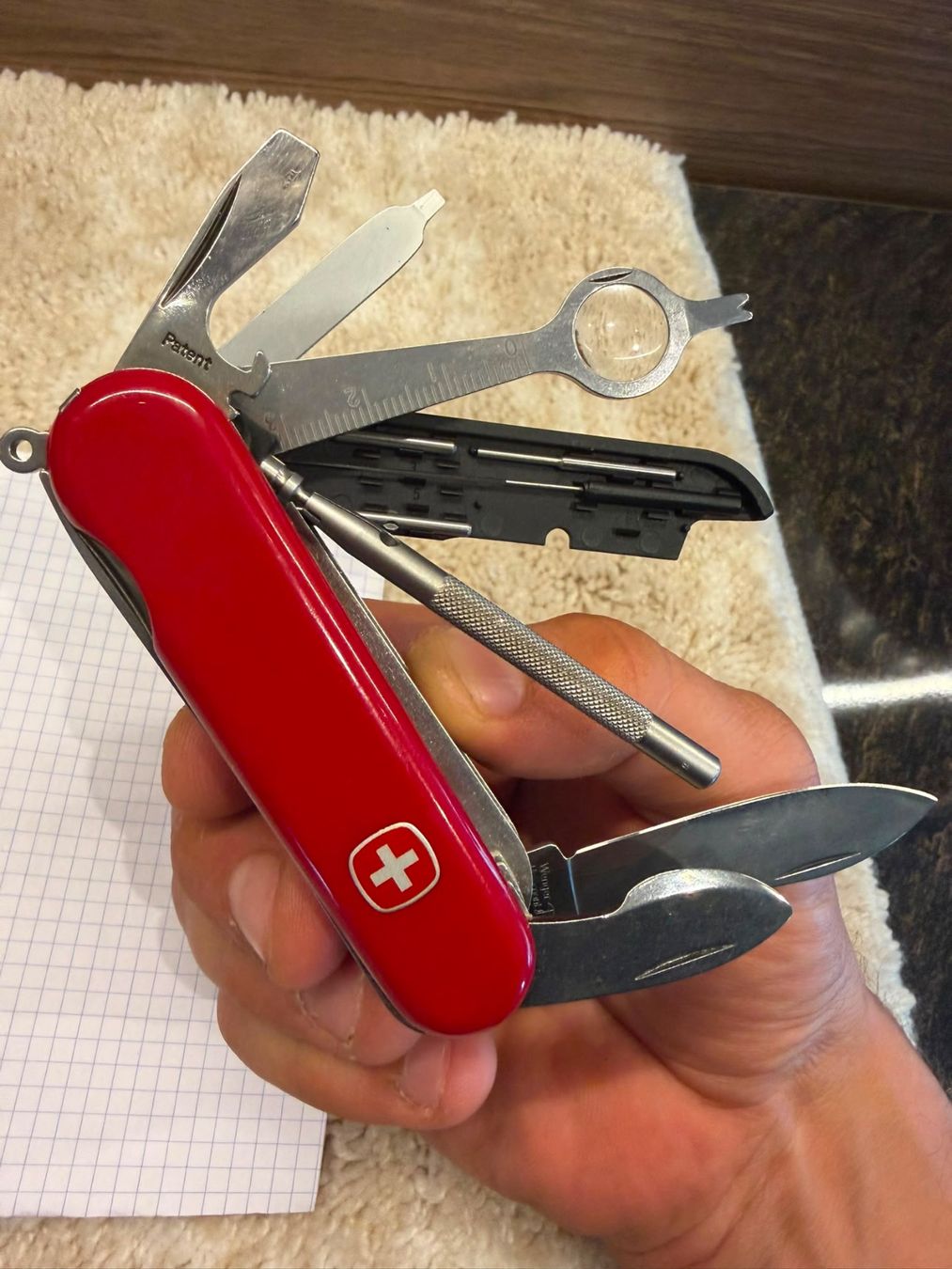 Wenger Coltelli tascabile: Couteau wenger bergeon minathor  – Nuovo (secondo la descrizione) da Le Landeron venduto da B-B08 6