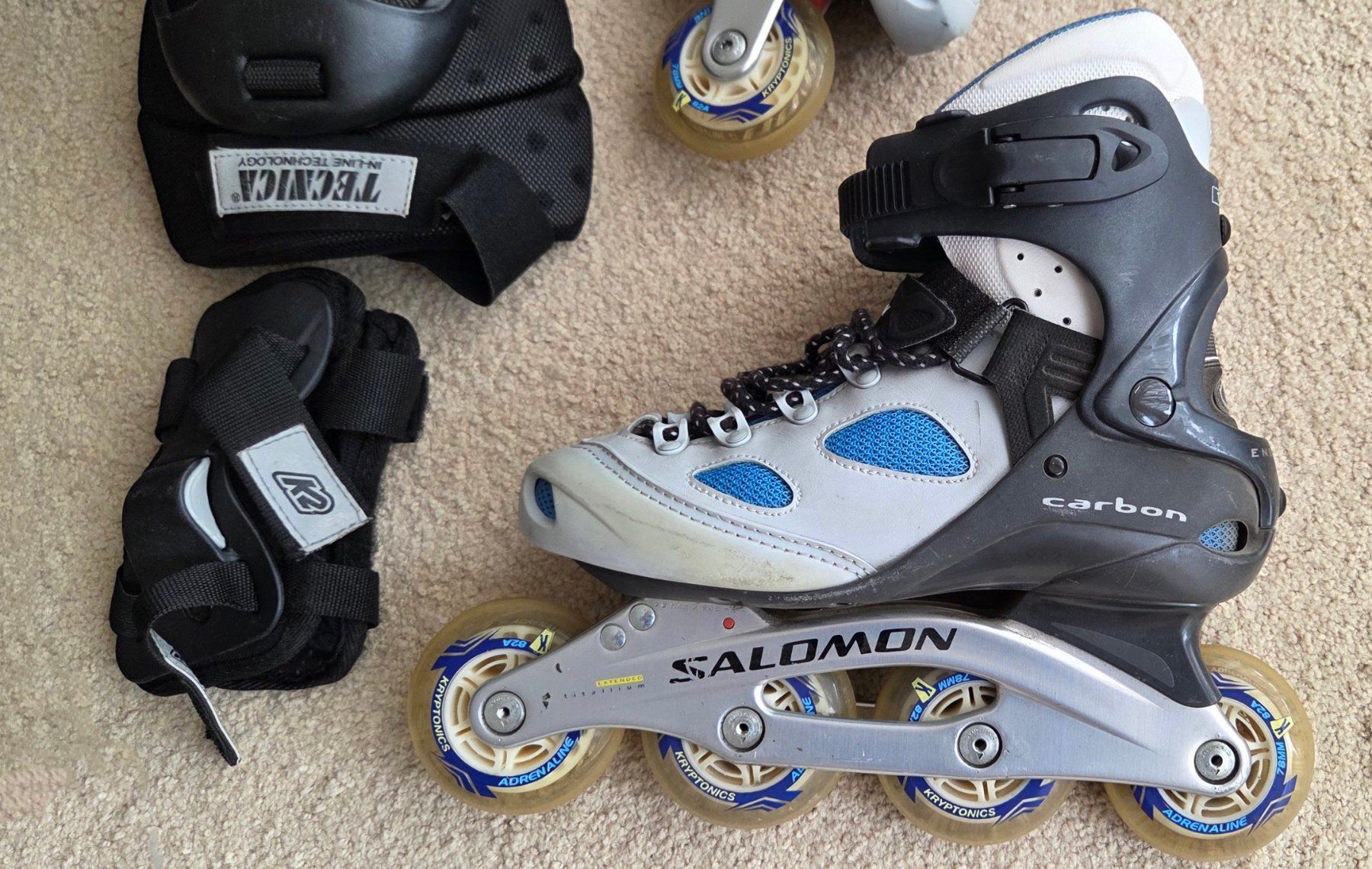 Salomon Inline-Skating & Rollschuhe: Inline Skates Women's Gr. 38 mit Schoner – Gebraucht aus Dübendorf von Wombatz 4